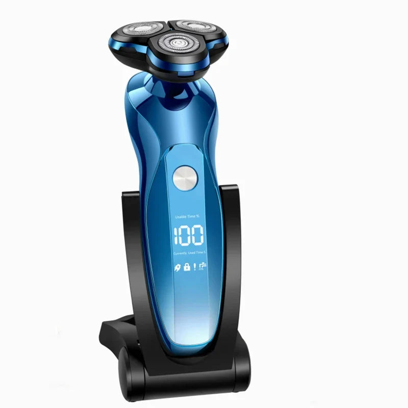 Tondeuse Électrique Visage, Cheveux & Corps Rasage à Sec ou Humide