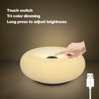Lampe Donut Tendance USB Tactile - Couleurs & Intensités
