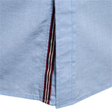 Chemise 100% Coton à Col Mao et Manches Longues - Homme
