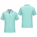 Polo homme décontracté respirant à col revers