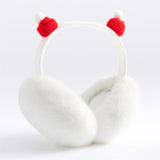 Cache-oreilles en fausses fourrure de lapin