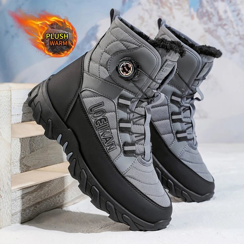 Bottes de Neige Mi-Mollet Imperméables & Doublure Chaude