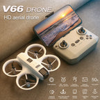 Drone V66 avec Double Caméra 4K & Zoom 50x