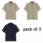 Lot de 3 Polos Manches Courtes - Grandes Tailles