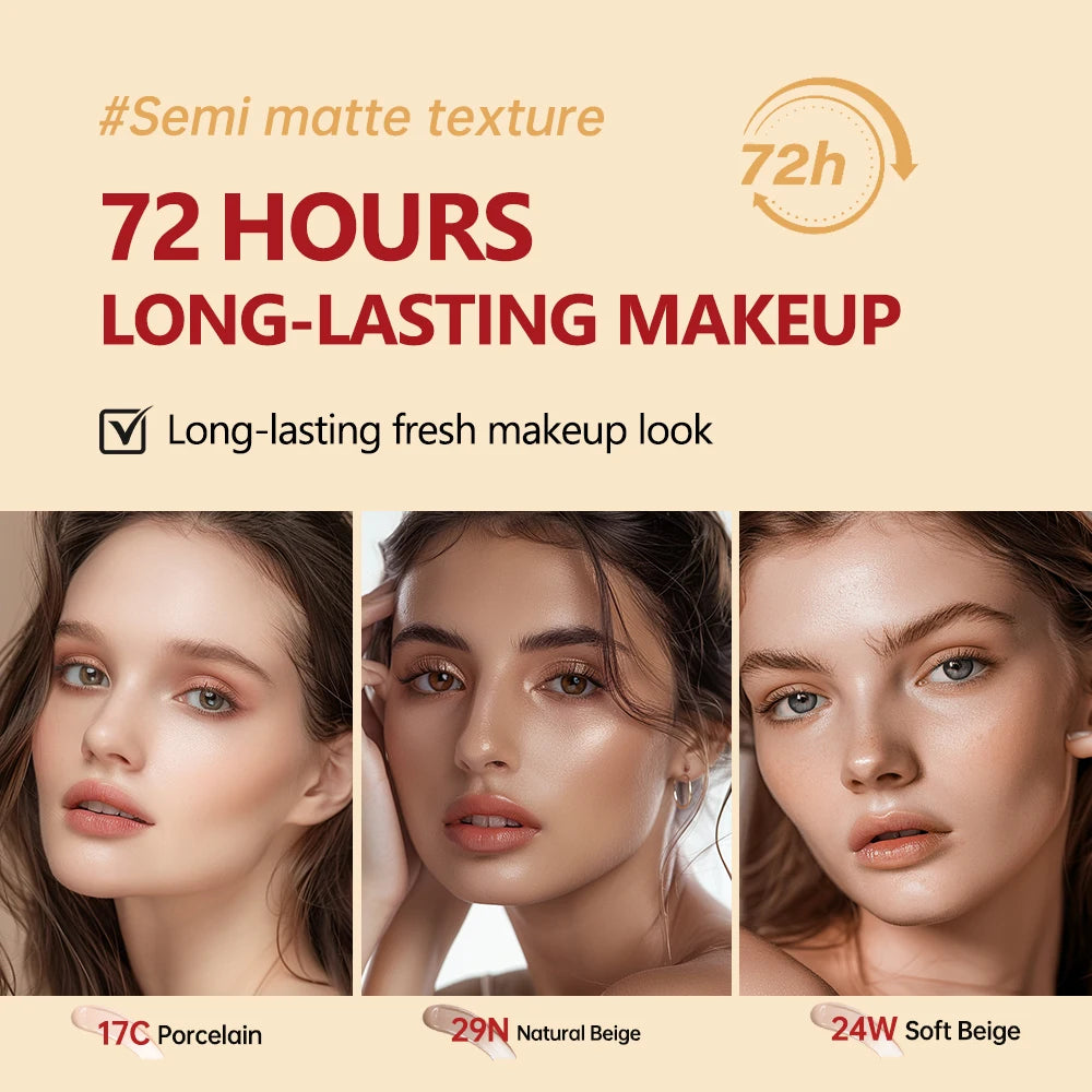 Fond de Teint Cushion Couvrance Optimale & Longue Durée