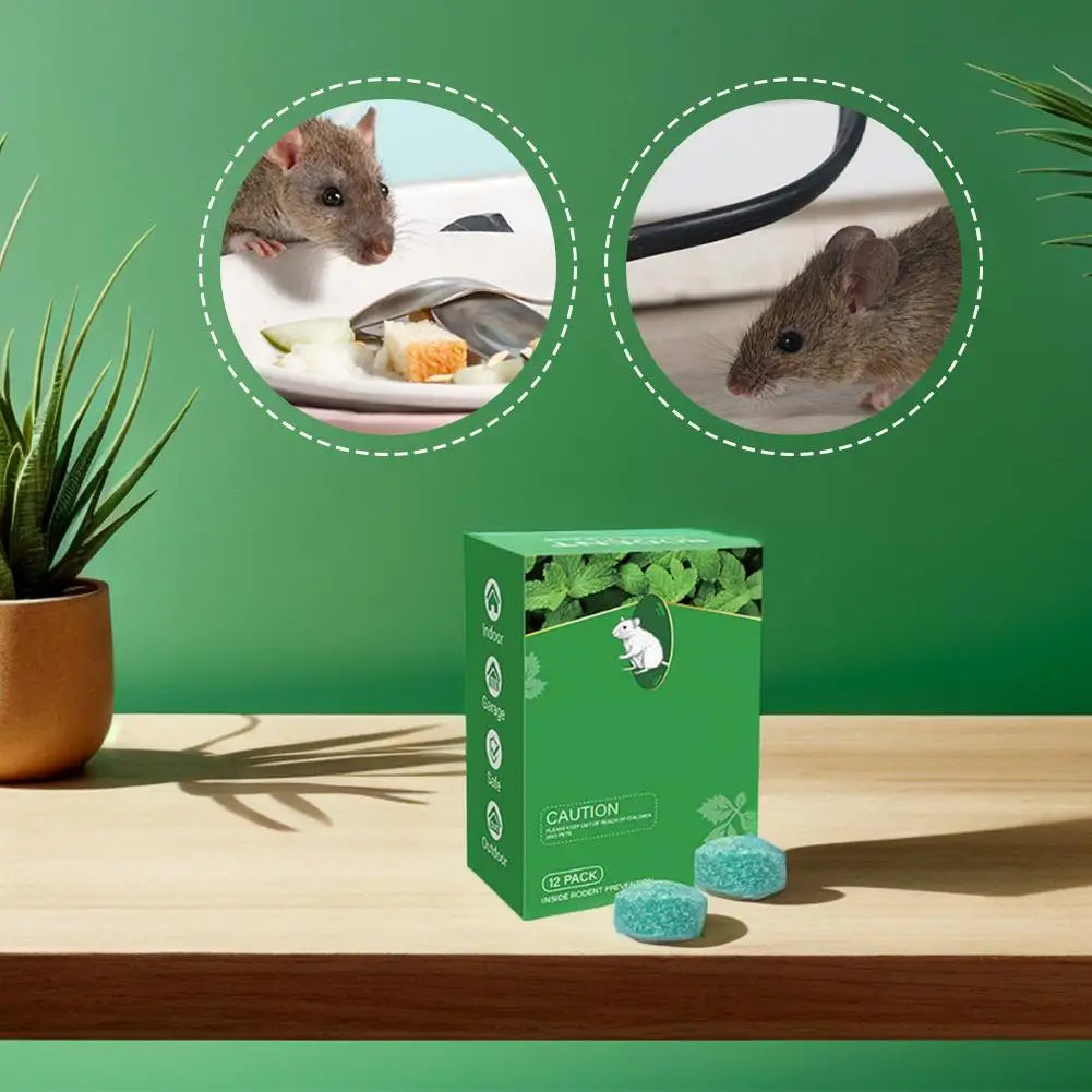 12x Répulsifs Anti Rats & Souris à Base de Plantes