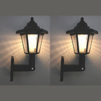2x Appliques Murales Solaires LED Style Rétro