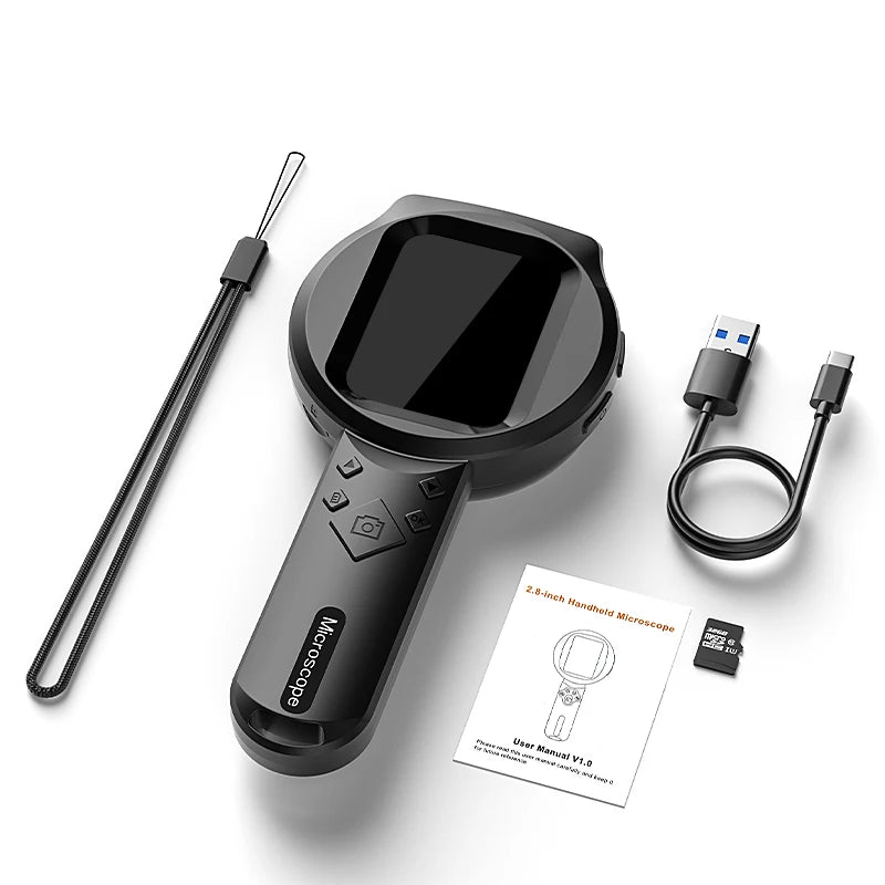 Loupe Numérique Portable IPS 2.8 pouces HD 1080P 100X