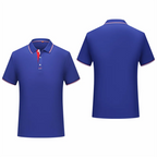Polo homme décontracté respirant à col revers