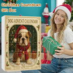 Calendrier de l'Avent 24 Ornements Chiens de Noël