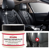 Pâte de Remplissage de Réparation Cuir - Kit Complet