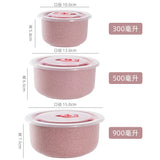 Bols Micro-ondables avec Couvercle Dateur - 3 pièces