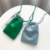 Sac bandoulière Bourse élégant en cuir Souple