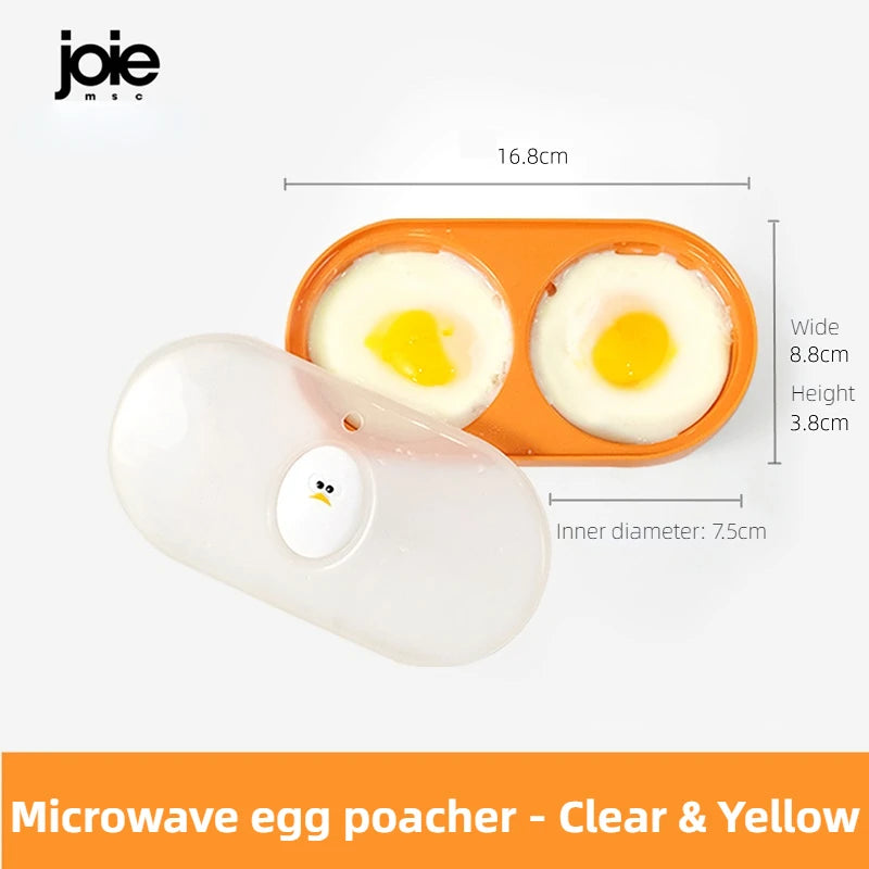Eggy - Double Cuiseur à Oeuf au Plat au Micro-Ondes