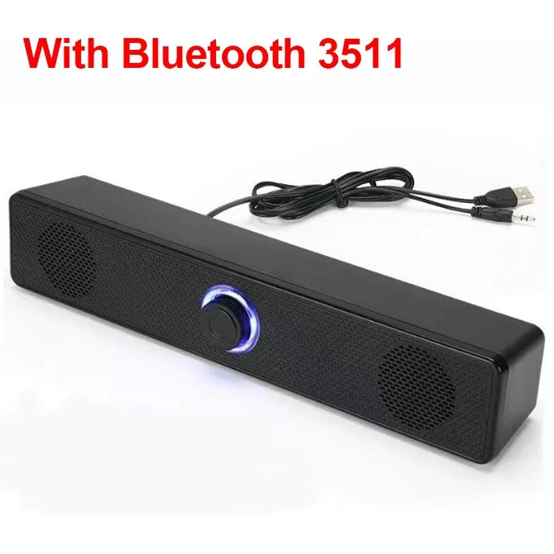 Barre de Son Bluetooth & USB Filaire/Sans Fil — Surround Home Cinéma