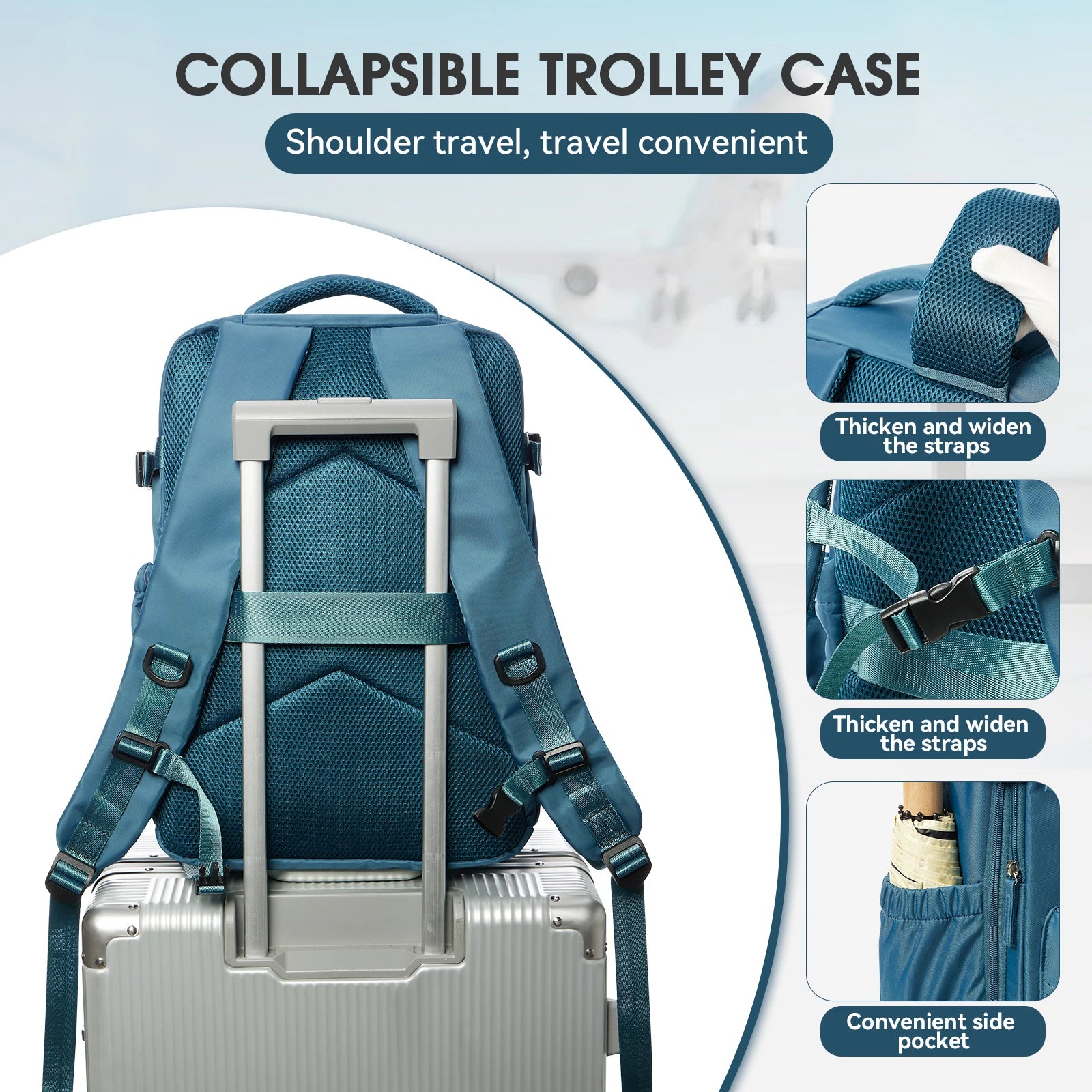 Sac à Dos de Voyage à Compression Sous Vide - Pompe OFFERTE