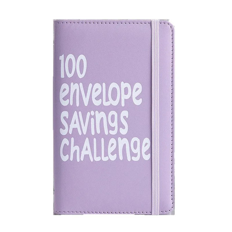 Carnet 100 Enveloppes Challenge Épargne avec Tracker de Suivi