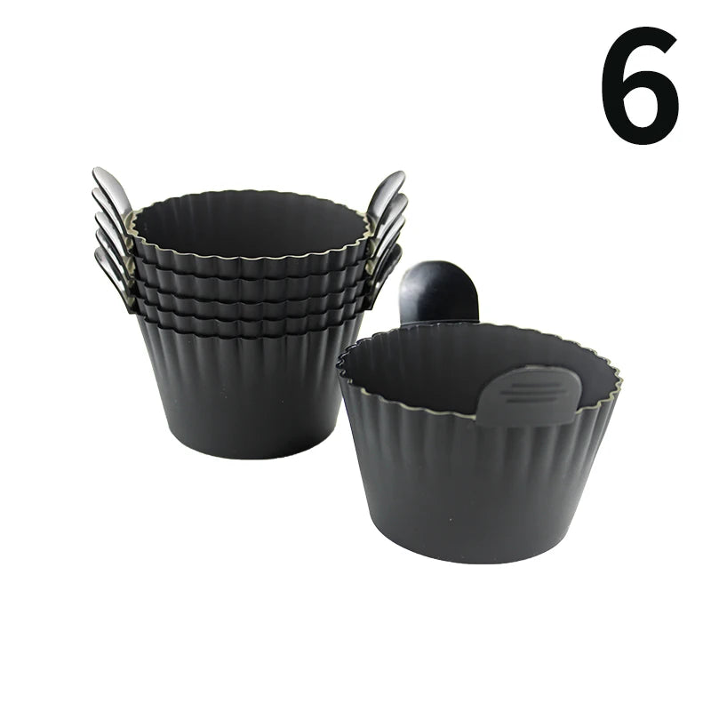 4x Moules en Silicone Antiadhésif pour Air Fryer