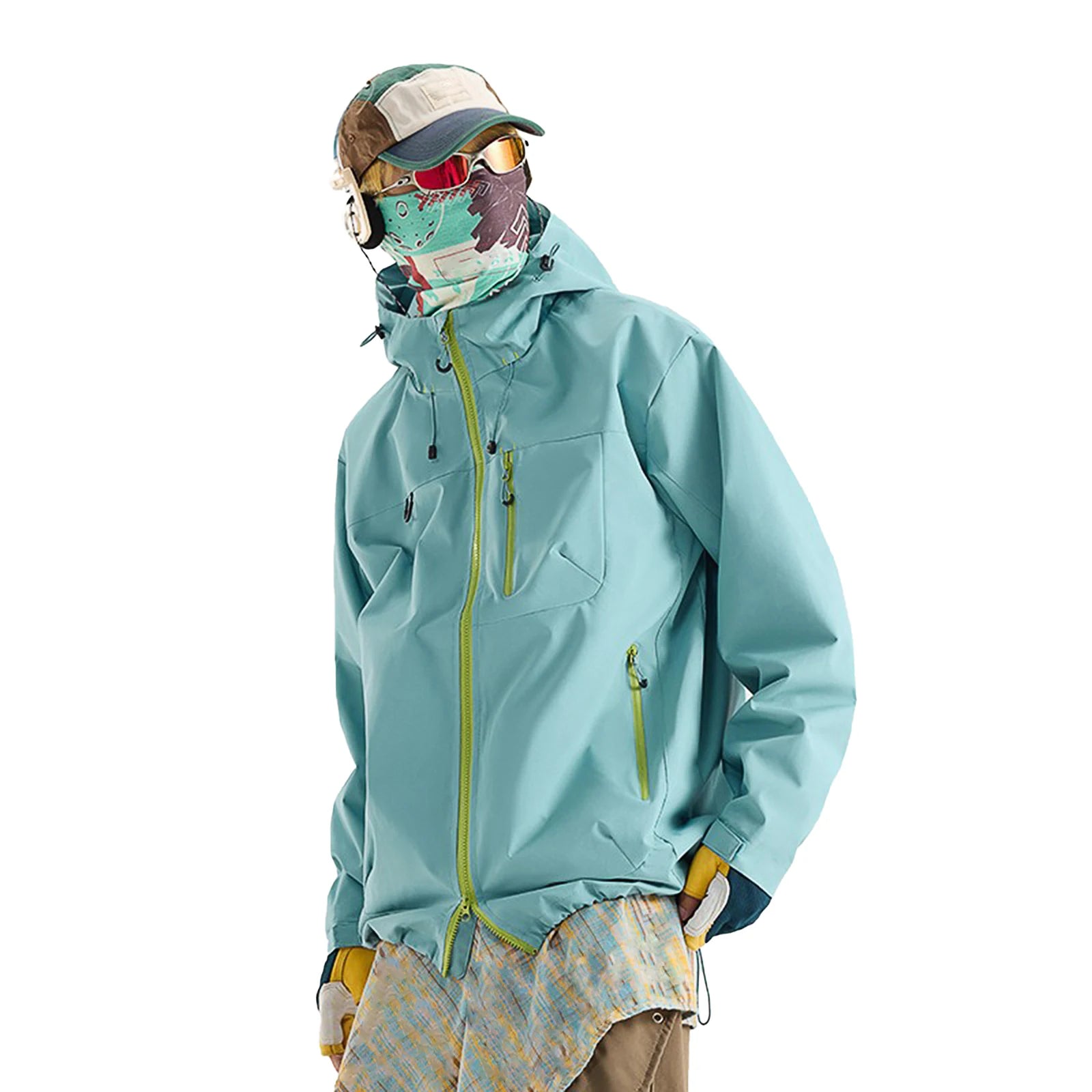 Veste de Randonnée Coupe-Vent Bicolore - Femme
