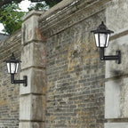 2x Appliques Murales Solaires LED Style Rétro