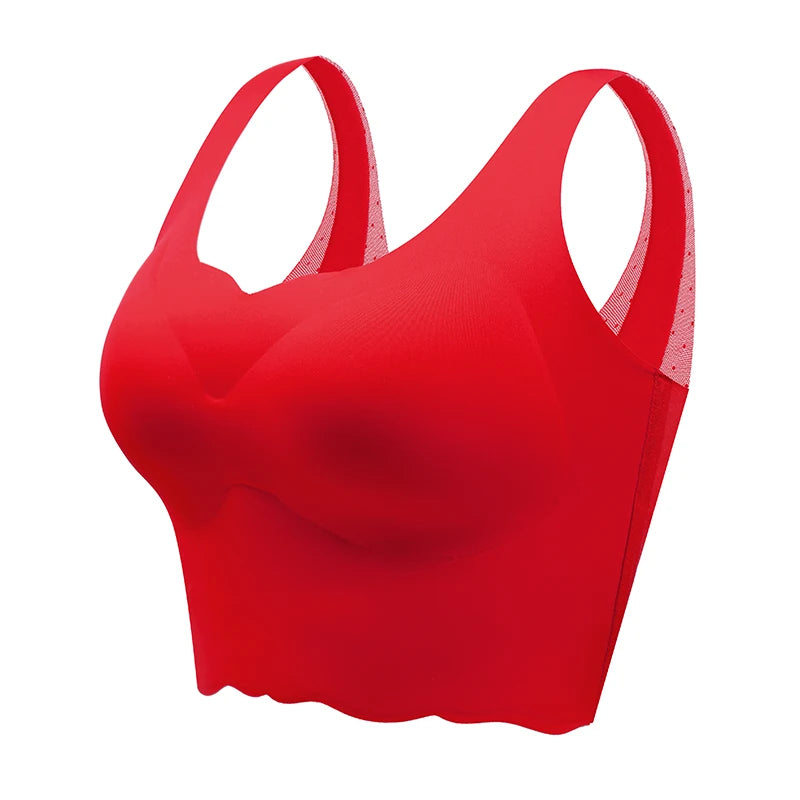 Brassière Sans Couture Sans Armatures Femme – Soutien-Gorge Invisible, Respirant et Confort Push-Up du S au 6XL