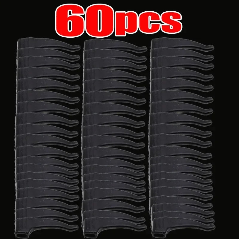60x Crochets en Silicone pour Lunettes Antiglisse