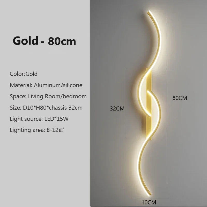 Or 80cm / Lumière neutre,Or 80cm / Lumière froide,Or 80cm / Lumière chaude,Or 80cm / 3 Lumières