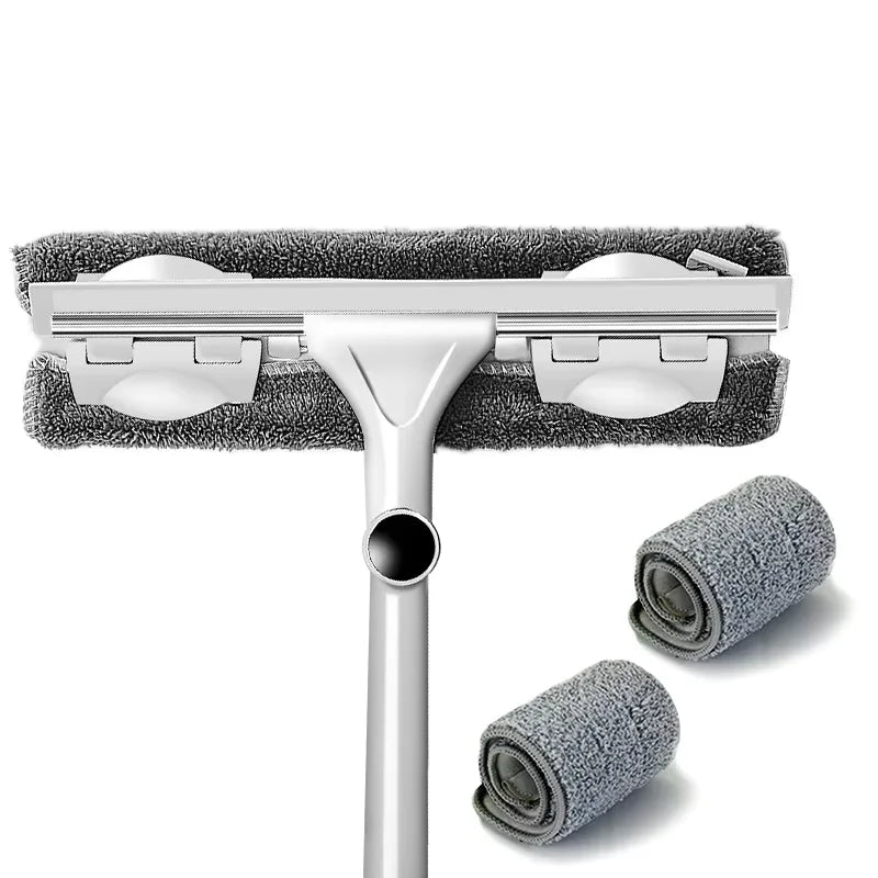 Nettoyeur de Vitres Télescopique 1,4M + 3 MOPS OFFERTES