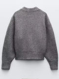 Gilet style blouson aviateur en maille zippé