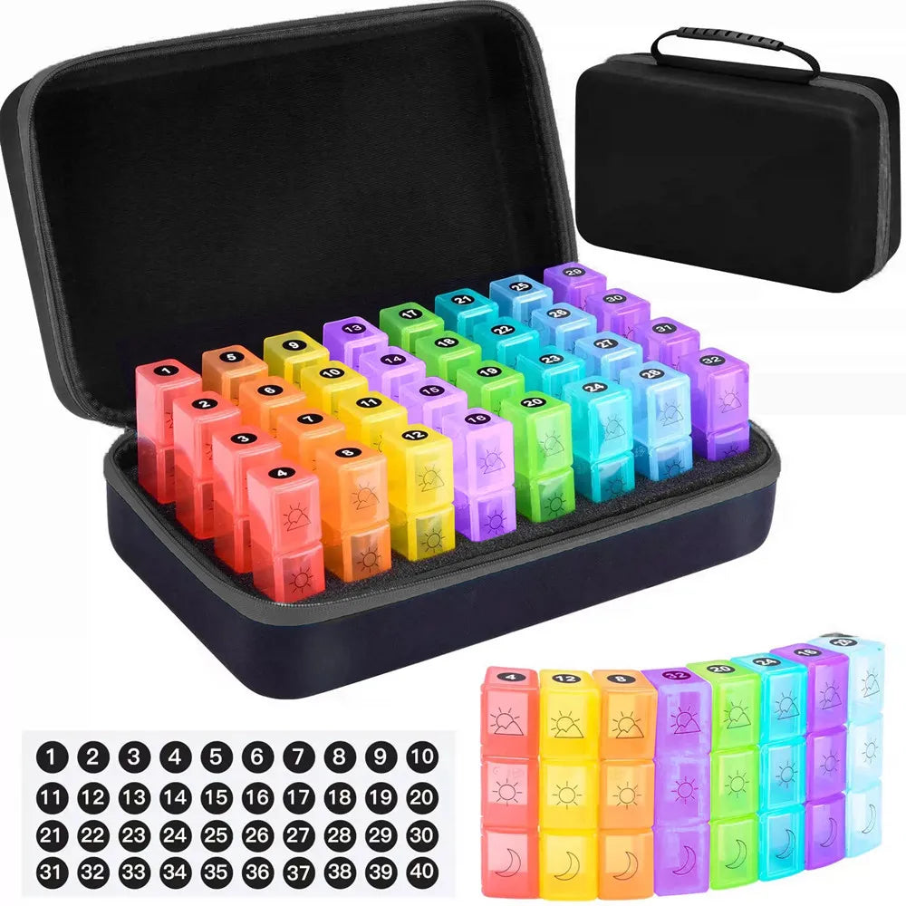 Coffret Pilulier 32 Jour - Matin/ Midi/ Soir