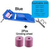 Bleu 3pcs pierres de ponçage