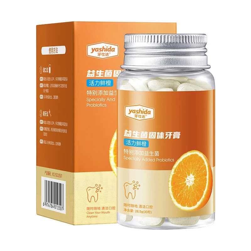 Le Dentifrice à Croquer Haleine Fraîche - 30 Pastilles