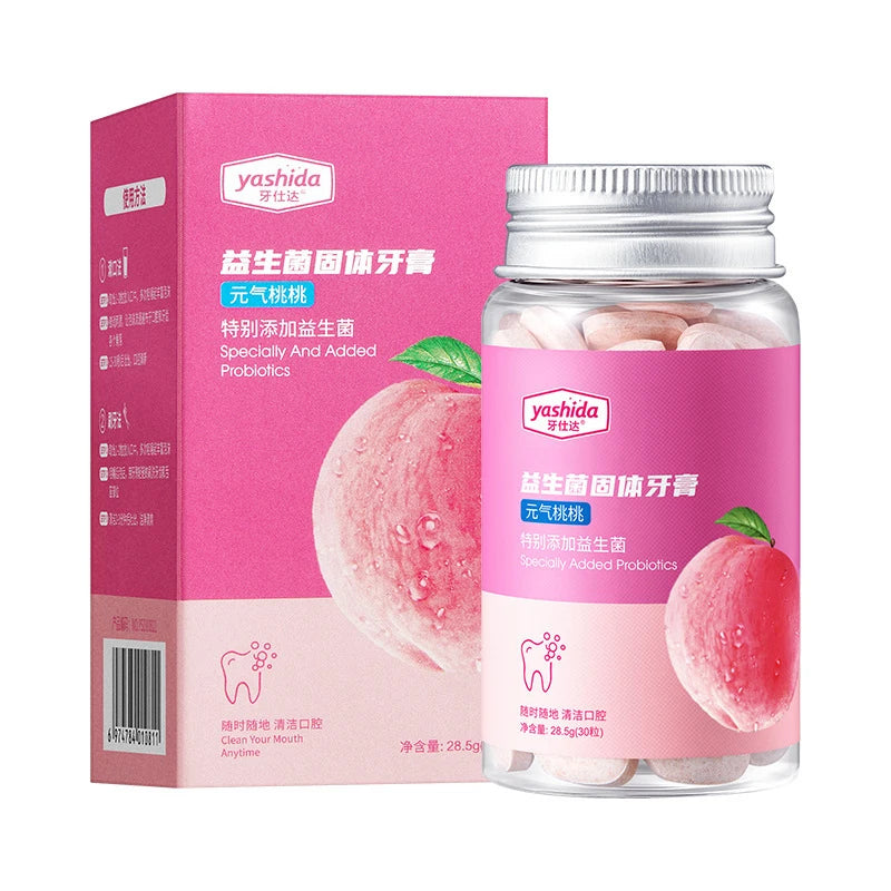 Le Dentifrice à Croquer Haleine Fraîche - 30 Pastilles