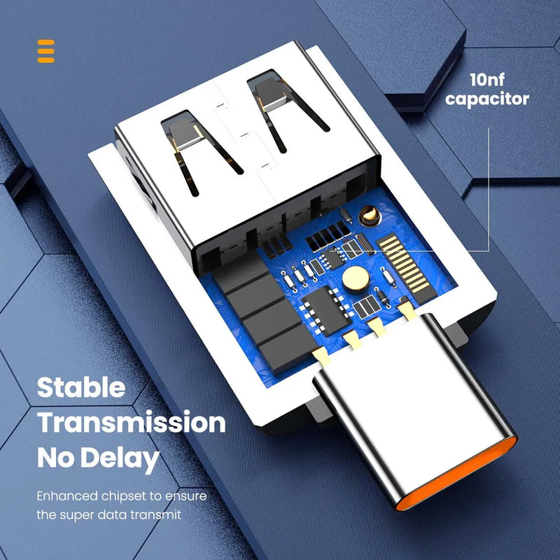 Lot de 6 adapteurs USB et USB Type C 3.0