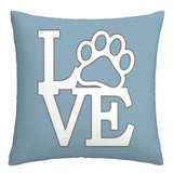 Taie de Coussin Bleu de Canapé à Différents Motifs