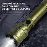Lampe Torche Puissante Étanche Zoom 3000LM