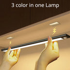 2x Réglette LED 20cm magnétique avec détecteur de mouvements - 2 + 1 OFFERTE