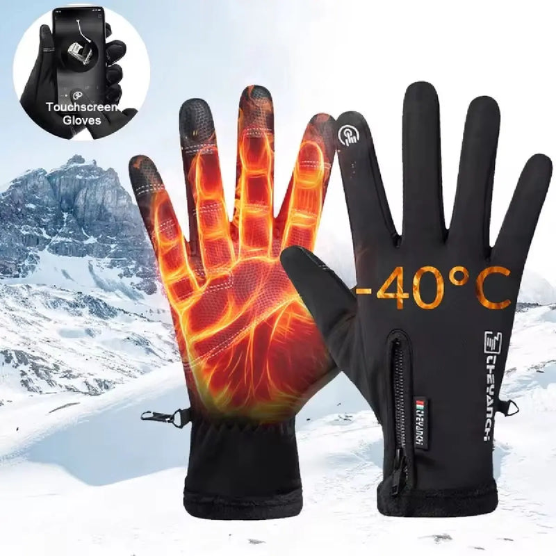 Gants thermiques tactile imperméables et coupe-vent