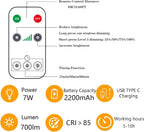 Ampoule LED E27 Rechargeable USB à Batterie Intégrée — Intensité Variable, Télécommande & Minuterie