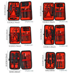 Kit Manucure & Pédicure Complet 24 Pièces – Coupe-Ongles, Ciseaux & Outils de Soin
