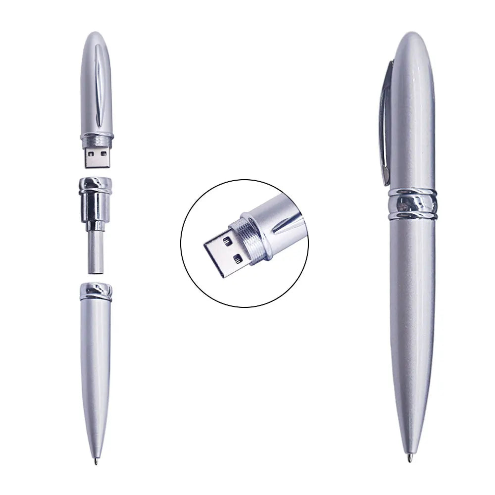 Stylo à Bille avec Clé USB 2.0 Mémoire Flash 4 Go à 64 Go - Idée Cadeau