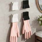 Crochets Pince Gants & Torchons Auto-Adhésifs — Lot de 4, Sans Perçage, Cuisine & Salle de Bain