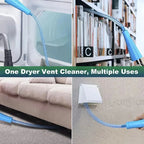 Tuyau Aspirateur Flexible Anti-Poussière pour Sèche-linge