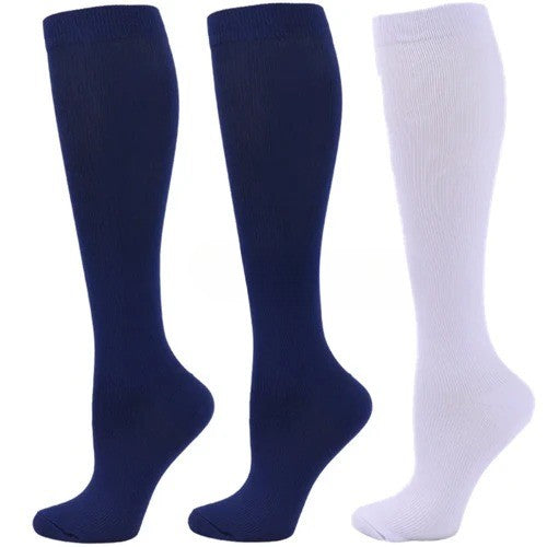 2x Bleu foncé / 1x Blanc / S-M,2x Bleu foncé / 1x Blanc / L-XL
