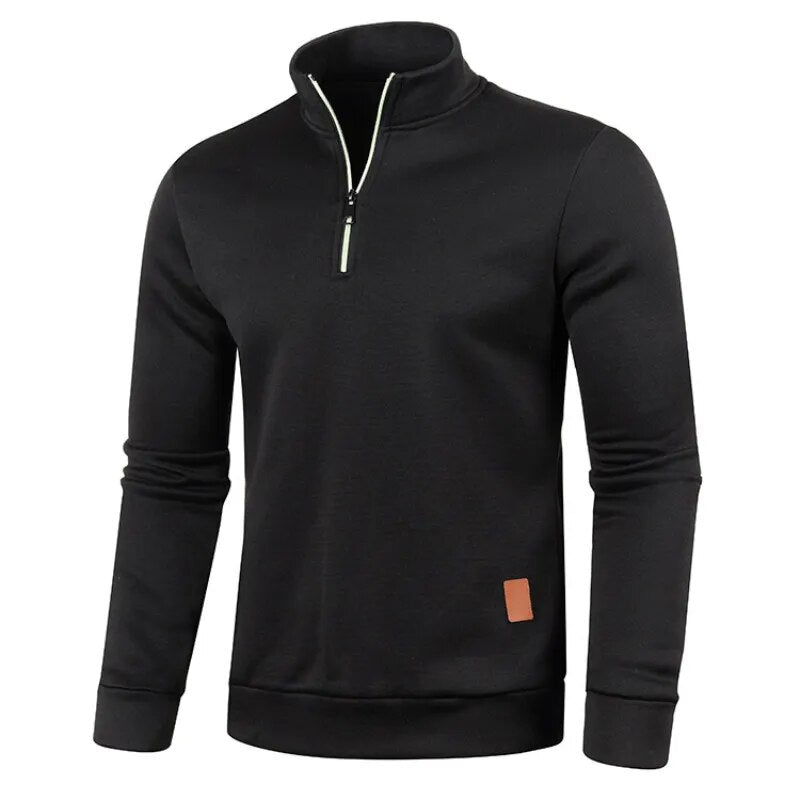 Pull Zippé Col roulé pour Homme