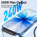 Pack 2 adaptateurs USB-C charge rapide 240W + béquille pliable
