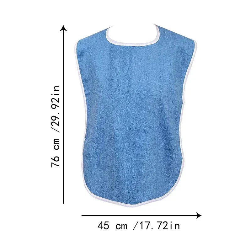 Bavoir XXL pour adulte en Microfibre lavable et réutilsable