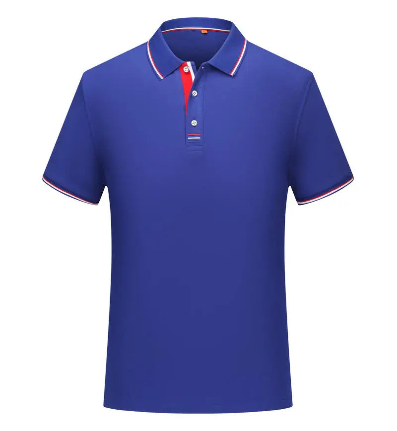 Polo homme décontracté respirant à col revers
