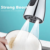 Extension de Robinet de Cuisine Double Boule Rotative 3 Modes