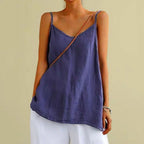 Caraco en coton et lin pour femme - Collection 2024